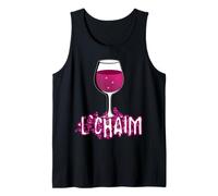 L'CHAIM Glass for Jewish Chag Purim & Passover Débardeur