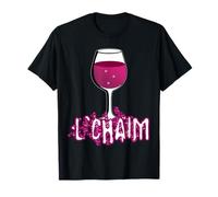 L'CHAIM Glass for Jewish Chag Purim & Passover T-Shirt