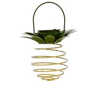 LCHENJIDG 2 lanternes en fer d'ananas alimentation solaire extérieure, lampes décoratives portables 30LED, adaptées aux chemins de la cour, pelouses de porche extérieure, plateformes de visualisation