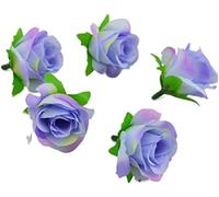 LCHJX 100pcs 4cm Fleurs artificielles DIY Roses de Soie tête Artificielle Arrangements Floraux de la Plante Artificielle.