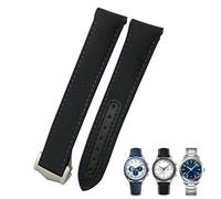 LCHJX Band de montre en cuir en nylon haute densité 20 mm 21 mm 19 mm ajustement pour Omega Seamaster Aqua Terra 150 Goodplanet GMT Curbed Watch Strap