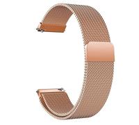 LCHJX Bande de montre magnétique en métal maille à libération rapide à débit rapide