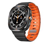 LCHJX Bande magnétique pour Galaxy Watch Ultra 47 mm Solide en silicone souple ， pour Galaxy Ultra 7 Ultra 47 mm Sports Bracelet Correa Watchbands