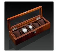 LCHJX Boîte d'affichage en Bois Organisateur Black Watch Wood Case Watch Watch Rangement Boîtes Cadeaux Boîtes à Cadeaux (Couleur: 12 emplacements) (5 emplacements)