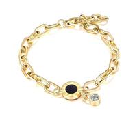 LCHJX Bracelet bracelets bijoux femmes bracelet masculin ronde (b532Rosegold réglable)