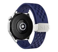 LCHJX Bracelet de montre magnétique en silicone 18 20 22 mm pour montre GT 5 46 mm 41 mm Bracelet de sport respirant pour montre GT5 Pro GT4 GT3 GT2 Correa, For GT5 GT4 46mm