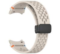 LCHJX Bracelet en silicone classique sans bracelet pour Galaxy Watch 4 5 Pro 6 7 7 44 mm 40 mm Watch4/6 - 20 mm, Lumière des étoiles, 5Pro 45mm