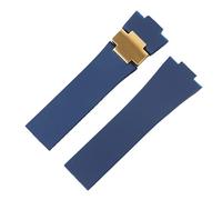 LCHJX Bracelet Watch Bracelet Silicone Watch Band pour Ulysse-Nardin Marine imperméable Rubber Watchstrap Sports 25 * 12mm Man Watchs Sport