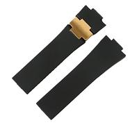 LCHJX Bracelet Watch Bracelet Silicone Watch Band pour Ulysse-Nardin Marine imperméable Rubber Watchstrap Sports 25 * 12mm Man Watchs Sport