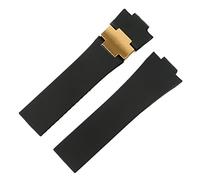 LCHJX Bracelet Watch Bracelet Silicone Watch Band pour Ulysse-Nardin Marine imperméable Rubber Watchstrap Sports 25 * 12mm Man Watchs Sport
