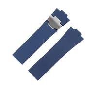 LCHJX Bracelet Watch Bracelet Silicone Watch Band pour Ulysse-Nardin Marine imperméable Rubber Watchstrap Sports 25 * 12mm Man Watchs Sport