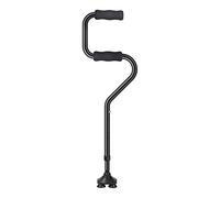 LCHJX Cane réglable pour Hommes/Femmes, avec Une Base à 4 Volets, béquilles légères, Marche de Marche handicapée âgée, Hauteur Applicable: 148-190 cm