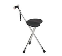 LCHJX Crutches, Handicap d'aide médicale Canne Pliant Canne à 3 Pattes à Pattes bâtons âgés béquins Beaux paysages