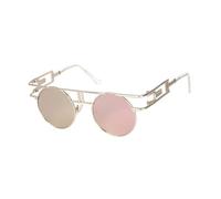 LCHJX Fashion Round Sampunk Men Lunettes de Soleil Femmes Metal Frame Retro Sun Glêmes