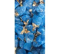 LCHJX Géométrique irrégulière Crystal Placing lié Collier pendentif doré Accessoires