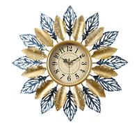 LCHJX Grands horloges murales Salon Silencieux Non Ticking Wall Horloge américaine de Mode créatives de Mode créative Restauration Mural Art Mural Boho Horloge Mur