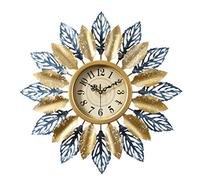 LCHJX Grands horloges murales Salon Silencieux Non Ticking Wall Horloge américaine de Mode créatives de Mode créative Restauration Mural Art Mural Boho Horloge Mur