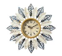LCHJX Grands horloges murales Salon Silencieux Non Ticking Wall Horloge américaine de Mode créatives de Mode créative Restauration Mural Art Mural Boho Horloge Mur