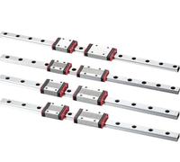 LCHJX Guide linéaire en Acier Inoxydable MGN7 MGN12 MGN15 MGN9 Bloc de 30 mm à 1000 mm Carriage de Rail 3D Partie Miniature Partie MINIATE (700 mm)