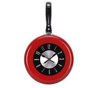 LCHJX Horloge Murale de décoration en métal Industriel, Horloge Murale en métal Corloge de Conception de poêle