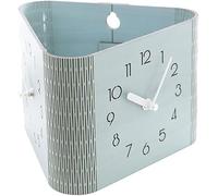 LCHJX Horloge Murale décorative Triangle Double Face Mural Double Face Moderne Minimaliste Maison Salon décoration Chambre Petite Horloge Murale 5,51 Pouces décoratives Horloge