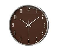 LCHJX Horloge Murale opérée d'horloges murales Rondes Simples de Style de Mode de Mode Simple pour la Maison/Bureau/école/Salon Non coche