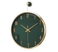 LCHJX Horloge Murale opérée d'horloges murales Rondes Simples de Style de Mode de Mode Simple pour la Maison/Bureau/école/Salon Non coche