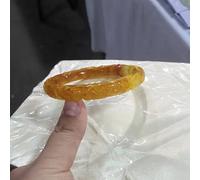 LCHJX Jade Jade Banglest Jadéite à la main Bracelet Bracelet Bijoux élégant (54-56 mm)