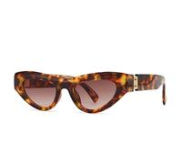 LCHJX Lunettes de soleil rétro pour femme UV400 Lunettes de soleil pour homme, Dégradé de thé léopard, Taille unique