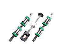 LCHJX Machine de Commande de vis à Billes à Double écrou 1PC Set à vis à Billes SFU3205 + 2PC HGR30 Guide linéaire + 4pc HGH30ca Block XB + DSG + HM25-110 L300-1000mm pour Les pièces 3D (900 mm)