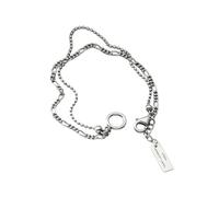 LCHJX NOUVEAU 2025 925 BRACEULEMENT DOUBLE VILTAGE VINTAGE VINTAGE 2025 925 Bracelets de chaîne de liaison de charme Fonction