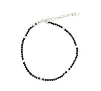 LCHJX NOUVEAU 2025 Black Spinel Woven Bracelet 925 Bijoux en argent sterling pour les bijoux de décoration pour femmes commémorative avec pour vous accessoires TRENDY CRÉATIVE BEST POUR CADEAU