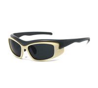 LCHJX Nouveau 2025 Lunettes de Soleil Hommes Femmes Frame Lens Randonnée Style Travel Style Polvyle UV400