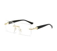 LCHJX Nouveau 2025 Lunettes de Soleil sans Bord