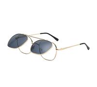LCHJX Nouveau 2025 Lunettes de Soleil Steampunk Vintage Metal Sun Glasses Men Designer Shades for Women Retro Eyewear UV400