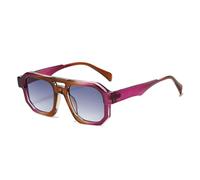 LCHJX Nouveau 2025 Multicolor Femmes Lunettes de Soleil Gradient Frame Men Men Retro Punk Sun Glasses Shades UV400