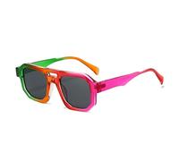 LCHJX Nouveau 2025 Multicolor Femmes Lunettes de Soleil Gradient Frame Men Men Retro Punk Sun Glasses Shades UV400