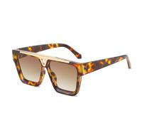 LCHJX Nouveau 2025 Popular Fashion Femmes Lunettes de Soleil rétro Gradient Mirror WEEDEAR Nuances UV400 Men de Soleil