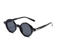 LCHJX Nouveau 2025 Punk Femmes Round Lunettes de Soleil Rivets Vintage Men Glêmes de Soleil Shades UV400