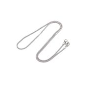 LCHJX NOUVEAU 2026 REAL PURE S925 STERLING Silver Corn Grain Collier Simple Unisexe pour les bijoux bricolages Sl6 ACCESSOIRES DE TRENDY FORM