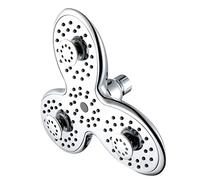 LCHJX Paye de Douche de Pluie, tête de Douche de Pluie réglable Abs Précipitant la tête de Douche du Plafond du Plafond monté Douche Cascade complète Couverture corporelle