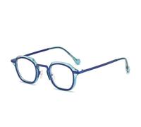 LCHJX Petites Lunettes de Soleil carrées Hommes Cadre en Alliage des Lunettes claires Hommes Verres Femmes Lunettes de Vue