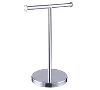 LCHJX Porte-Serviettes NATWEE Porte-Serviettes sur Pied Mobile Porte-Serviettes sur Pied 304 Porte-Serviettes de Bain Porte-Serviettes de Salle de Bain Vanités Comptoir (Couleur: Noir, Taille: Taille