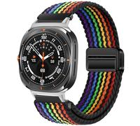 LCHJX Pour Galaxy Watch Ultra Strap 47 mm Accessoires Bracelet Sport tressé en nylon Correa Galaxy Watch 7 Ultra Band
