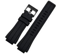 LCHJX Pour Timex Watcht2N720 T2N721 TW2T76300 Rubber Watchband 24 * 16 mm Suise de sport en silicone imperméable avec vis