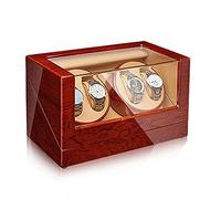 LCHJX Regarder des boîtes Watch Winner, 4 boîtes de Montres pour Les Montres automatiques avec Moteur extrêmement Calme, tampons de Montres réglables (A) (DA)