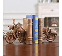 LCHJX Rétro Nostalgic Resin Motorcycle Shape Magazine Magazine Rack Salon Room TV Cabinet Hotel Hotel Cafe Librestore Desktop Decoration 29 20 19,5 cm Ornements