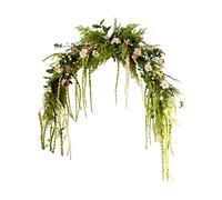 LCHJX Rose Artificielle Swag Swag Decorative Wedding Arch Fleurs avec Feuilles pour réception de Mariage CARCHE Arche Porte DE Porte FRAPIÈRE Table maître