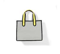 LCHJX Sacs fourre-tout de dessin animé 3d grande capacité femme simple toile créatrice de mode décontractée pour dames sacs à main