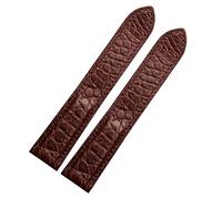 LCHJX Sangle de montre en cuir crocodile ， pour le groupe de montre 20 mm ， Tank en cuir clé Londres Calibo Watch Chain Women 20 mm